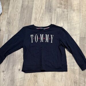 Tommy Hilfiger Navy 'Tommy' Logo Crewneck Sweatshirt
